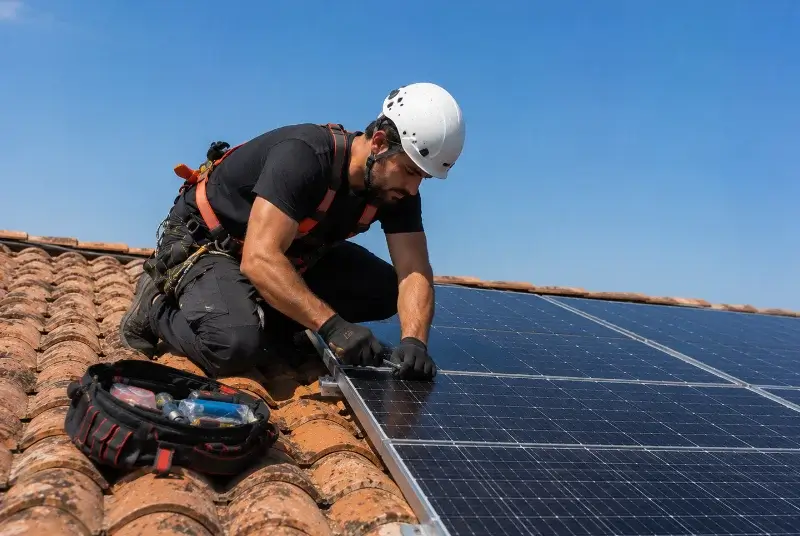 Maintenance et monitoring de panneaux solaires à la Boissière-de-Montaigu