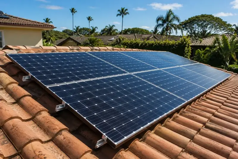 Installation de panneaux solaires à la Boissière-de-Montaigu